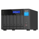 QNAP TVS-H674 - NAS-Server - 6 Schächte - SATA 6Gb/s - RAID RAID 0, 1, 5, 6, 10, 50, JBOD, RAID TP, TM - RAM 32 GB - Gigabit Ethernet / 2.5 Gigabit Ethernet - iSCSI Support