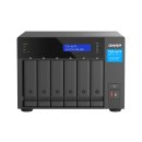 QNAP TVS-H674 - NAS-Server - 6 Schächte - SATA 6Gb/s - RAID RAID 0, 1, 5, 6, 10, 50, JBOD, RAID TP, TM - RAM 32 GB - Gigabit Ethernet / 2.5 Gigabit Ethernet - iSCSI Support