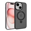 Handy Hülle für Apple iPhone 15 6.1 Zoll Halterung Stand Case Cover Schutzhülle