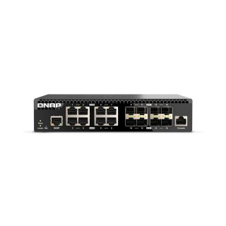 QSW-M3216R-8S8T - Switch - managed - 8 x 100/1000/2.5G/5G/10GBase-T + 8 x 10G...