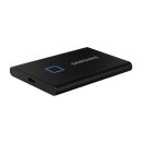 SAMSUNG SSD EXTERN 2TB USB3.2 black USB-C,schwarz