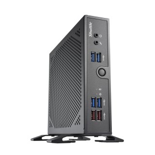 SHUTTLE Barebone XPC slim DS50U5 Intel Core i5-1335U 2xSODIMM DDR4 2xM.2 1xSATA 1xHDMI 1xDP 1xVGA Black