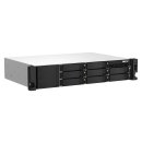 QNAP TS-873AeU-RP - NAS-Server - 8 Schächte - Rack - einbaufähig - SATA 6Gb/s - RAID RAID 0, 1, 5, 6, 10, 50, JBOD, 60 - RAM 4 GB - 2.5 Gigabit Ethernet - iSCSI Support - 2U