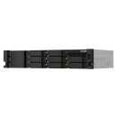 QNAP TS-873AeU-RP - NAS-Server - 8 Schächte - Rack - einbaufähig - SATA 6Gb/s - RAID RAID 0, 1, 5, 6, 10, 50, JBOD, 60 - RAM 4 GB - 2.5 Gigabit Ethernet - iSCSI Support - 2U