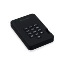 diskAshur2 1TB Black USB 3.2 (Gen 1) / 2.5" / 2.5 external HDD / Military Grade, IP 56, AES-XTS 256-bit HW encryption, FIPS PUB 197 / EDGE / Keypad