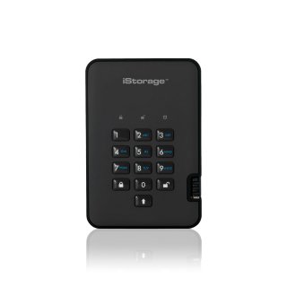 diskAshur2 SSD 1TB Black USB 3.2 (Gen 1) / 2.5" external SSD / Military Grade, IP 56, AES-XTS 256-bit HW encryption, FIPS PUB 197 / EDGE / Keypad