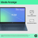 HP 14" FHD IPS Laptop blau i5-1335U 16GB/512GB SSD Win11 14-ee0055ng