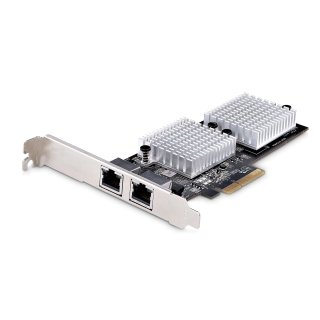 2-Port 10Gbps PCIe Network Adapter Card, Network Card for PCs/Servers, Full-H...