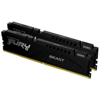 Kingston FURY Beast - DDR5 - Kit - 64 GB: 2 x 32 GB - DIMM 288-PIN - 6400 MHz / PC5-51200 - ungepuffert