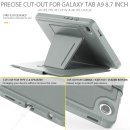 Cover für Samsung Galaxy Tab A9 2023 X110 X115 X117 8.7 Zoll Tablethülle Schlank mit Standfunktion und Auto Sleep/Wake Funktion