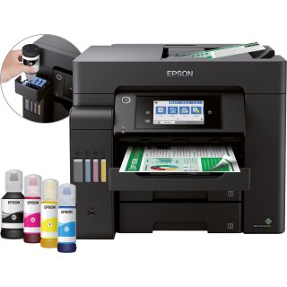 Epson EcoTank ET-5850 ET5850 Multifunktionsdrucker Farbe Tintenstrahl A4 (C11CJ29401)