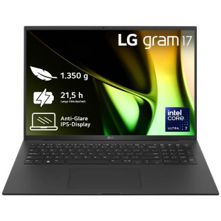 LG gram 17" Core Ultra 7 155H 16GB/512GB SSD Win11 schwarz 17Z90S-G.AA75G