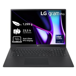 LG gram 17" Pro Core Ultra 7 155H 16GB/1TB IPS Win11 schwarz 17Z90SP-G.AA78G