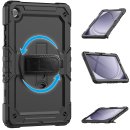 4in1 Hülle mit Trageschleife für Samsung Galaxy Tab A9+ Plus 2023 X210 X215 11  Zoll Outdoor Cover Schutz + Ständer