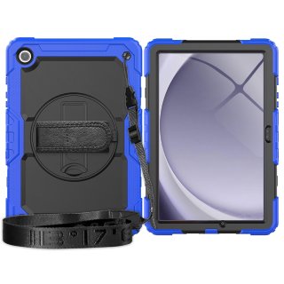 4in1 Schutzhülle für Samsung Galaxy Tab A9+ Plus 2023 X210 X215 11 Zoll Hard Case + Standfunktion+Tragegurt