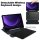 2in1 Set Bluetooth Tastatur in Schwarz + Hülle für Samsung Tab S9 SM-X710 SM-X716 2023 11 Zoll Case Schutzhülle Standfunktion Sleep and Wake