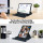 2in1 Set Bluetooth Tastatur in Schwarz mit Beleuchtung + Hülle für Samsung Tab S9 SM-X710 SM-X716 2023 11 Zoll Case Schutzhülle Standfunktion Sleep and Wake