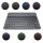 2in1 Set Bluetooth Tastatur in Schwarz mit Beleuchtung + Hülle für Samsung Tab S9+ Plus 2023 SM-X810 SM-X816B SM-X818U 12.4 Zoll Case Schutzhülle Standfunktion Sleep and Wake