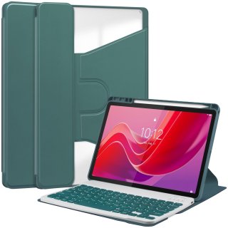 3in1 Bluetooth Tastatur (Weiß) + Maus (Weiß) + Cover für Lenovo Tab M11 2024 TB-330FU / TB-331FC 11 Zoll Zoll Case Schutz Hülle Tasche Keyboard