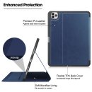 Schutzhülle für Apple iPad Pro 11 2018/2020/2021/2022, Air 10.9 2020/2022 (4/5.Gen), Air 11 2024 M2 11 Zoll  Slim Case Etui mit Standfunktion und Auto Sleep/Wake Funktion