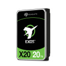 Seagate Exos X20 ST20000NM000D - Festplatte - verschlüsselt - 20 TB - SATA 6Gb/s - 7200 rpm - Puffer: 256 MB - Self-Encrypting Drive (SED)