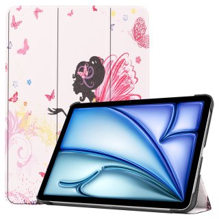 Smart Cover Hülle für Apple iPad Air 10.9 2020/2022 4/5 Generation iPad Air 11 2024 M2 11 Zoll Schutzhülle Flip Case aufstellbare Tasche Bookstyle Design