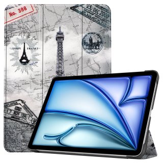 Cover für Apple iPad Air 10.9 2020/2022 4/5 Generation iPad Air 11 2024 M2 11 Zoll Slim Schutzhülle Hardcase aufstellbar und Wake & Sleep Funktion