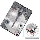 Cover für Apple iPad Air 10.9 2020/2022 4/5 Generation iPad Air 11 2024 M2 11 Zoll Slim Schutzhülle Hardcase aufstellbar und Wake & Sleep Funktion