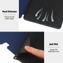 Cover für Apple iPad Air 11 2024 M2 11 Zoll Slim Schutzhülle Hardcase aufstellbar und Wake & Sleep Funktion