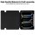 2in1 Set Bluetooth Tastatur in Schwarz mit Beleuchtung + Hülle für Apple iPad Pro 11 2024 M4 5. Generation 11 Zoll Case Schutzhülle Standfunktion Sleep and Wake