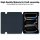 2in1 Set Bluetooth Tastatur in Schwarz mit Beleuchtung + Hülle für Apple iPad Pro 11 2024 M4 5. Generation 11 Zoll Case Schutzhülle Standfunktion Sleep and Wake