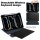 3in1 Bluetooth Tastatur (Weiß) + Maus (Schwarz) + Cover für Apple iPad Pro 11 2024 M4 5. Generation 11 Zoll Case Schutz Hülle Tasche Keyboard