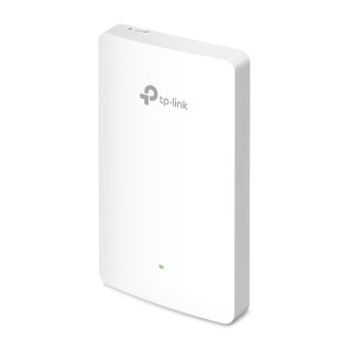 AX1800 Wall-Plate Dual-Band Wi-Fi 6 Access Point PORT: Uplink: 1× Gigabit RJ45 Port, Downlink: 3× Gigabit RJ45 Port SPEED:574Mbps at 2.4 GHz + 1201 Mbps at 5 GHzFEATURE: Compatible with EU & US Standard Junction Box, 802.3at/af PoE, PoE Passthrough