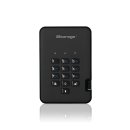 diskAshur2 5TB Black USB 3.2 (Gen 1) / 2.5" / external HDD / Military Grade, IP 56, AES-XTS 256-bit HW encryption, FIPS PUB 197 / EDGE / Keypad