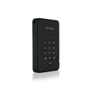 diskAshur2 5TB Black USB 3.2 (Gen 1) / 2.5" / external HDD / Military Grade, IP 56, AES-XTS 256-bit HW encryption, FIPS PUB 197 / EDGE / Keypad