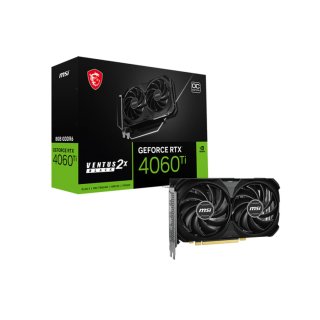 MSI RTX4060 TI Ventus 2X Black E1 OC 8GB GDDR6 HDMI 3xDP