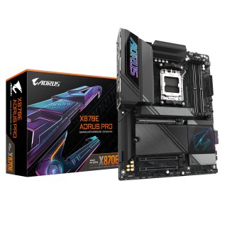 X870E AORUS PRO, Mainboard schwarz