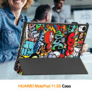 Schutzhülle für Huawei MatePad 11.5S/Air 11.5 Slim Case Etui mit Standfunktion und Auto Sleep/Wake Funktion