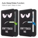 2in1 Set Cover und Displayglas Cover für Kobo Clara 2E 2022 BW 2024 Tolino Shine 5 Tolino Shine 4 6 Zoll Tablethülle Schlank mit Standfunktion und Auto Sleep/Wake Funktion