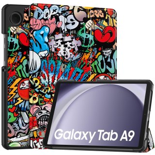 Schutzhülle für Samsung Galaxy Tab A9 X110 X115 X117 2023 8.7 Zoll Slim Case Etui mit Standfunktion und Auto Sleep/Wake Funktion