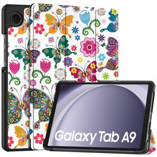 Tablet Hülle für Samsung Galaxy Tab A9 X110 X115 X117 2023 8.7 Zoll Slim Case Etui mit Standfunktion und Auto Sleep/Wake Funktion