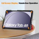 Cover für Samsung Galaxy Tab A9 X110 X115 X117 2023 8.7 Zoll Tablethülle Schlank mit Standfunktion und Auto Sleep/Wake Funktion