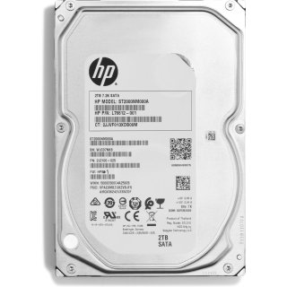 HPE HDD 2TB 7.2K SATA 3.5"