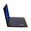 bluechip TRAVELline B17W27 Intel® Core™ i5-1335U Prozessor / bis zu 4.60 GHz, Windows 11 Pro, 17,3" non-glare IPS Panel, 1920 x 1080, 8 GB DDR4, 500 GB NVMe SSD, WLAN 802.11 ax, Bluetooth 5.3, Gigabit Ethernet, Intel® Iris® Xe Grafik, DVD±RW, Militärstan