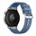 Watch GT5 46mm (Vili-B19W), Smartwatch silber, blaues, gewebtes Armband