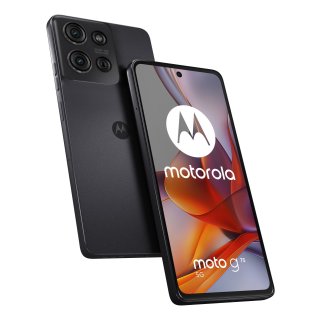 moto g75 5G 256GB, Handy Charcoal Gray, Android 14, 8 GB LPDDR4X