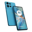 moto g75 5G 256GB, Handy Aqua Blue, Kunstleder, Android...