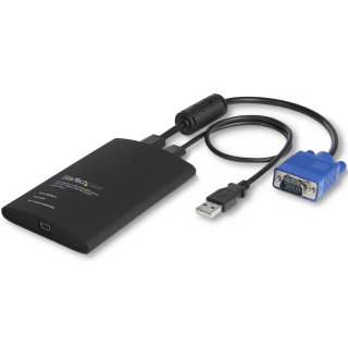 StarTech.com USB 2.0 KVM Konsole - Mobiler Laptop Crash Cart Adapter mit Datenübertragung und Videoaufnahme