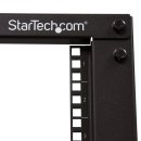 StarTech 12HE 4 Pfosten Open Frame Server Rack tiefenverstellbar mit Rollen / Nivellierfüße und Kabelverwaltung - Dell PowerEdge HP ProLiant ThinkServer (4POSTRACK12U)