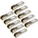 HP COMPATIBLE RJ45 SFP 10 PACK IN